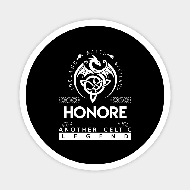 Honore Name T Shirt - Another Celtic Legend Honore Dragon Gift Item Magnet by harpermargy8920